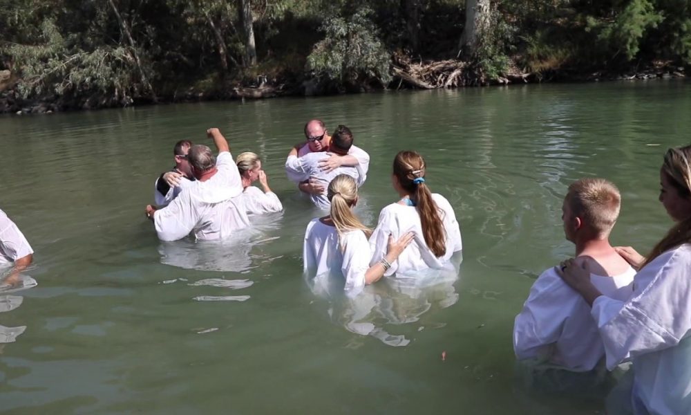 20000 Christians Flock To Jordan River To Get Baptized In The